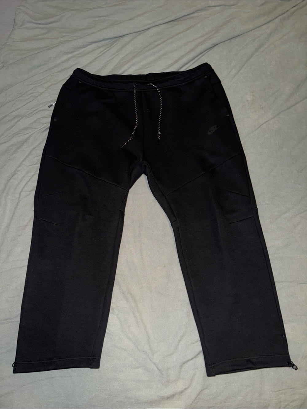 Mens Nike Tech Fleece (Black) Black Joggers Set - Picture 9 of 13